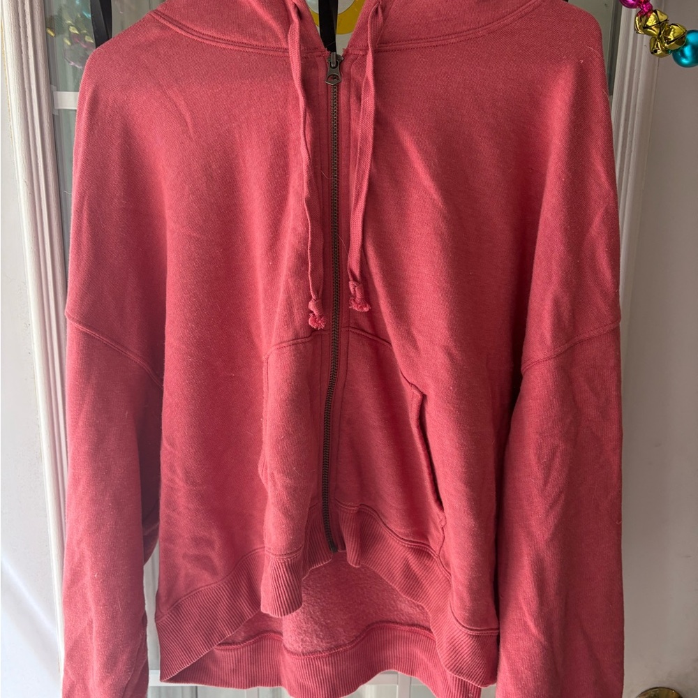 Women's Red Hoodie Sweater